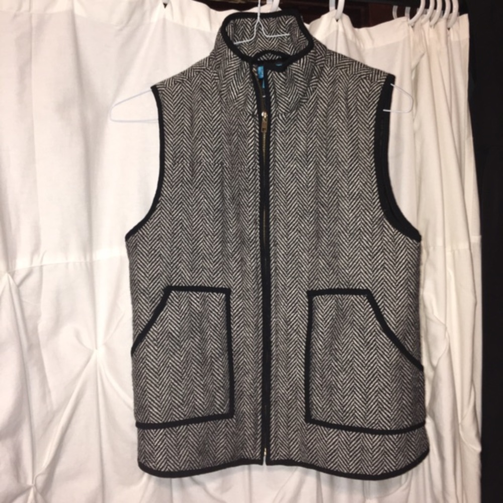houndstooth vest